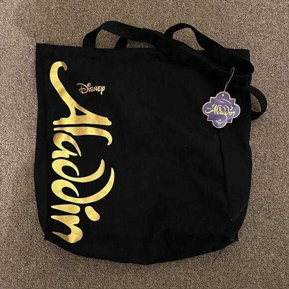 Disney Handbags - Aladdin Disney Enchanted Golden Lamp Tote Bag - Magical Carryall